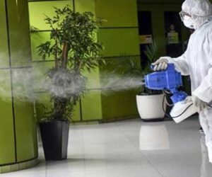 penyemprotan disinfektan