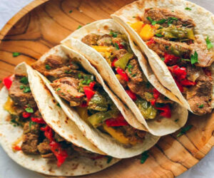 hidangan fajitas masakan tex mex